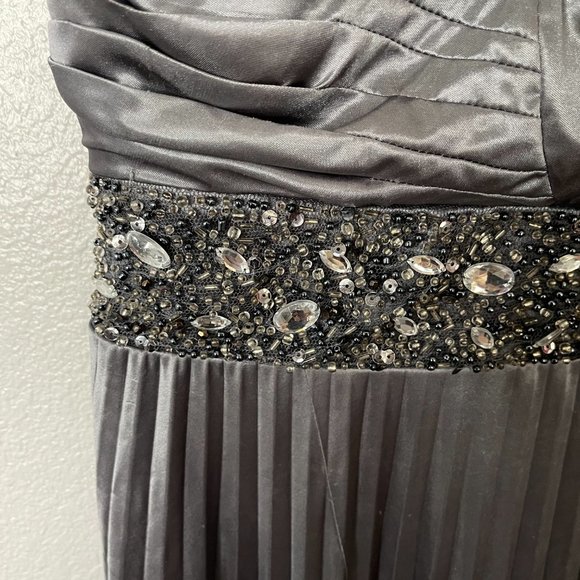 My Michelle - Silver Strapless Formal Dress - Picture 3 of 4